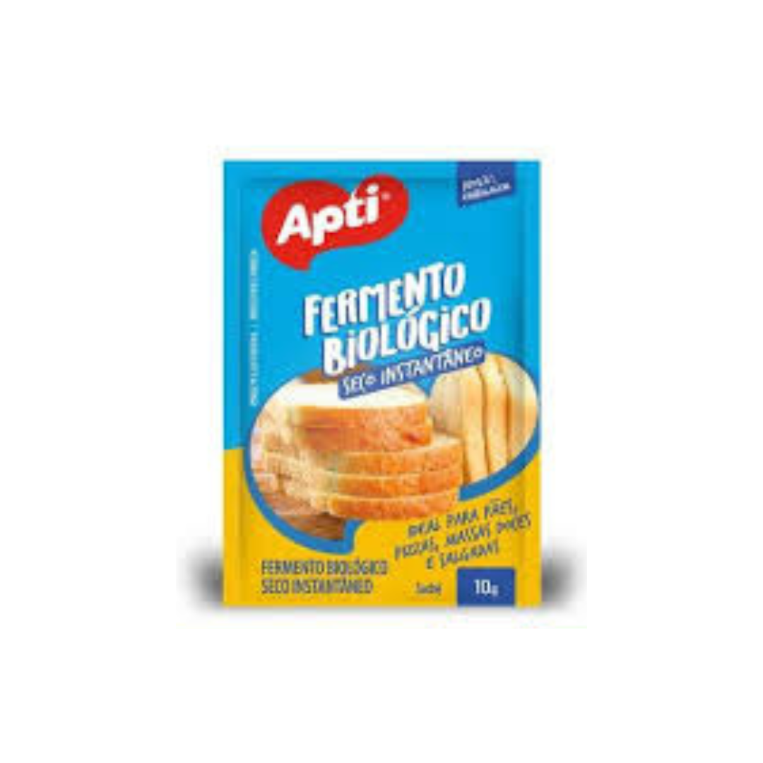 Fermento biológico seco instantâneo Apti 10g - Glúten Pra Quê ...