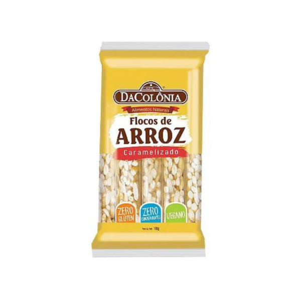 Flocos de arroz caramelizado Da Colônia 100g