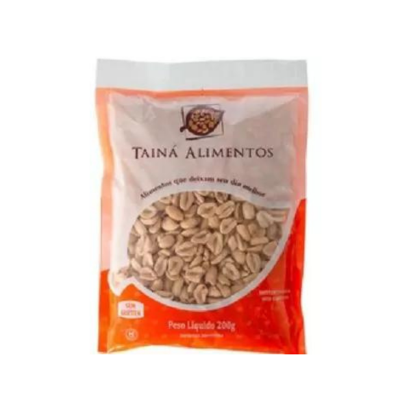 Amendoim banda torrado sem sal Tainá 200g
