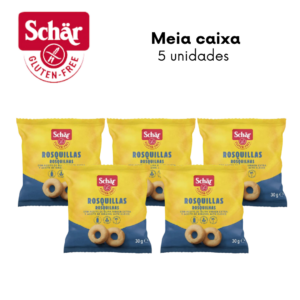 Rosquillas Dr. Schar 30g - Caixa com 5 unidades