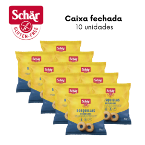 Rosquillas Dr. Schar 30g - Caixa com 10 unidades