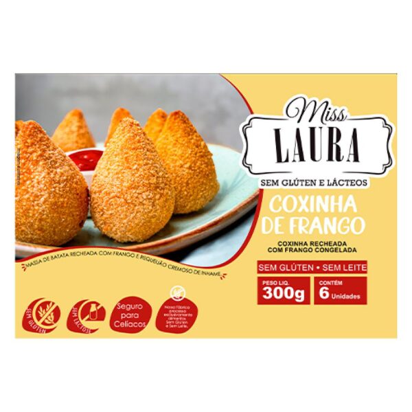 Coxinha de frango Miss Laura 300g