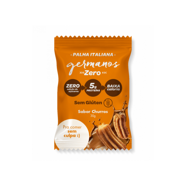 Palha italiana zero sabor churros Germanos 30g