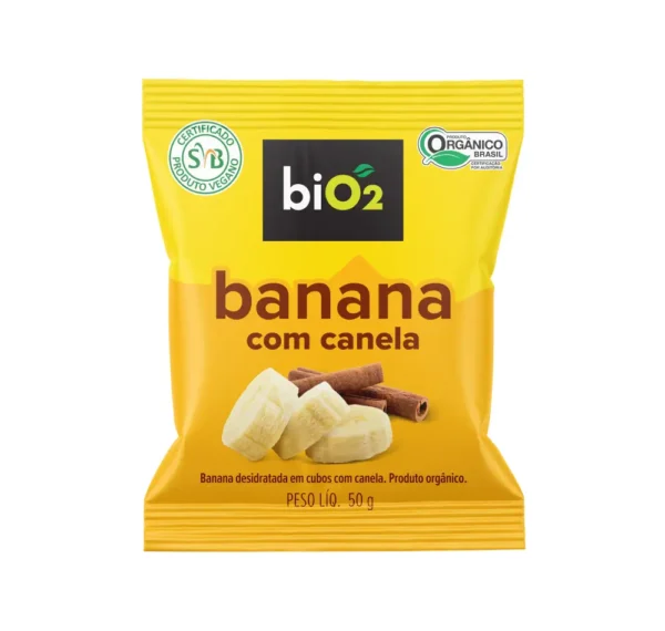 Mix de banana com canela Bio2 50g
