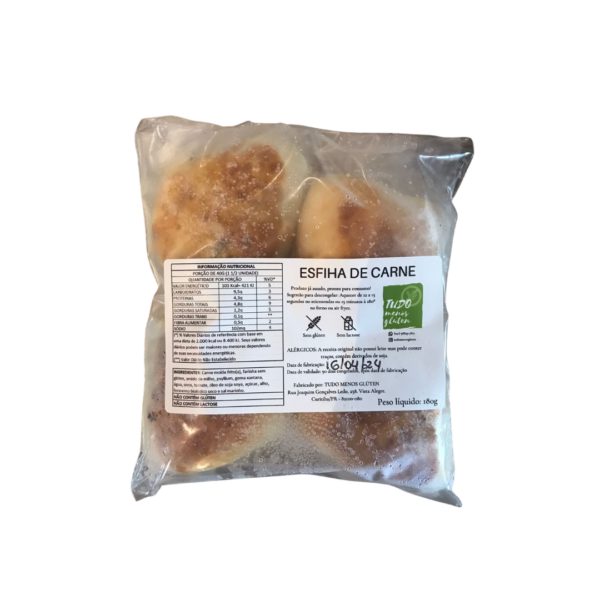 Esfiha de carne congelado Tudo Menos Glúten