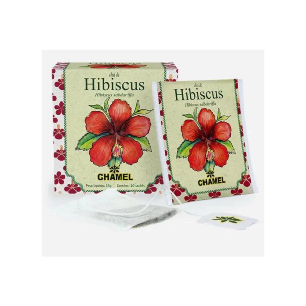 Chá de hibisco Chamel 13g - 10 sachês