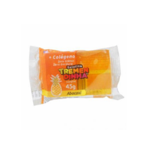 Gelatina em tablete sabor abacaxi Tremendinha 45g