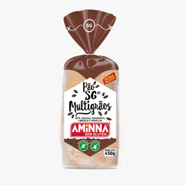 Pão de forma multigrãos Aminna 400g