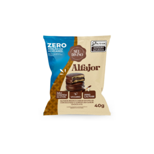 Alfajor baunilha zero adição de açúcares Seu Divino 40g