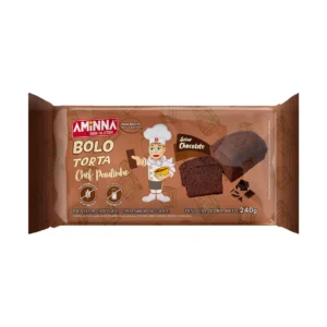 Bolo sabor chocolate chef paulinho Aminna 240g