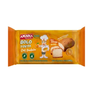 Bolo sabor laranja chef paulinho Aminna 240g