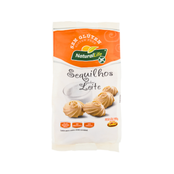 Sequilhos sabor leite Natural Life 180g