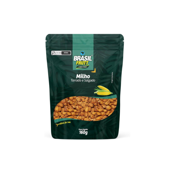 Milho torrado e salgado Brasil Frutt 160g