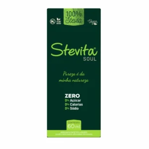 Adoçante stevia líquido Plant Based 60ml