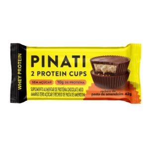 Tortinha de chocolate proteica cups Pinati 42g