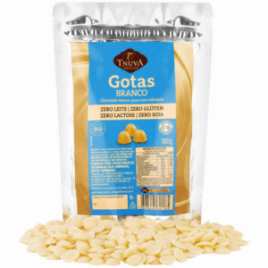 Gotas de chocolate branco Tnuva 500g