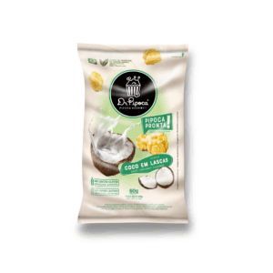Pipoca sabor coco em lascas Dr. Pipoca 60g