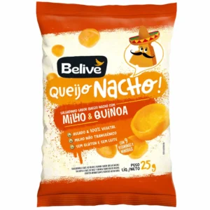 Salgadinho sabor queijo nacho Belive 25g