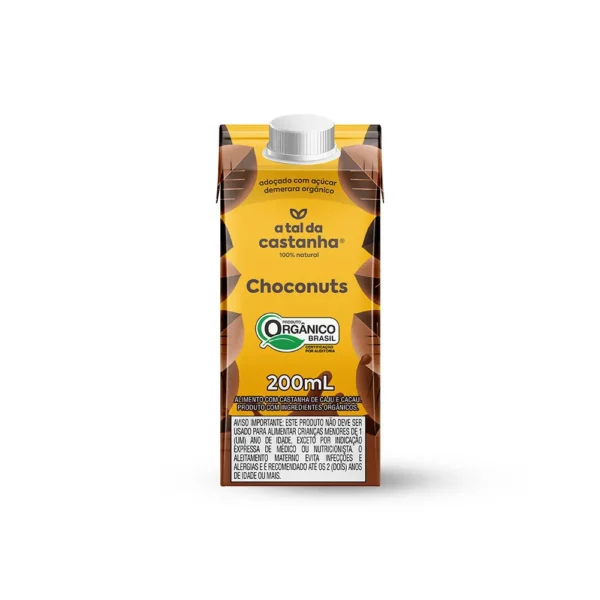 Bebida vegetal choconuts A Tal da Castanha 200ml