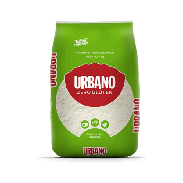 Farinha de arroz integral Urbano 1kg