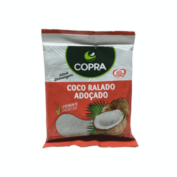 Coco ralado úmido e adoçado Copra 50g