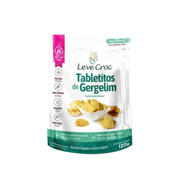 Tabletitos de gergelim Leve Crock 120g