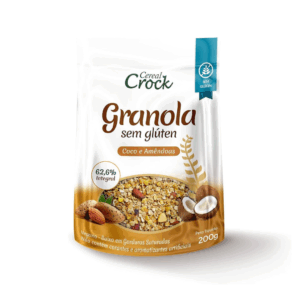Granola coco e amêndoas Leve Crock 200g