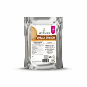 Farinha de linhaça dourada Leve Crock 200g