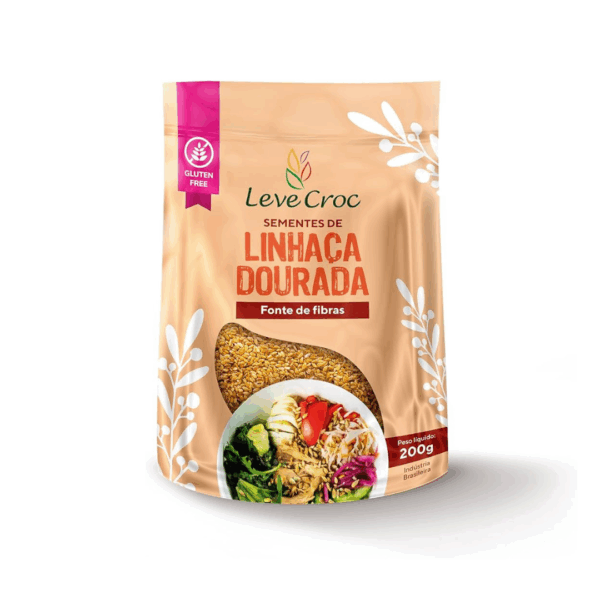 Linhaça dourada Leve Crock 200g