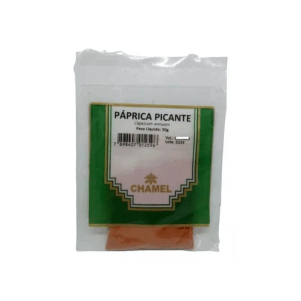 Páprica picante Chamel 30g
