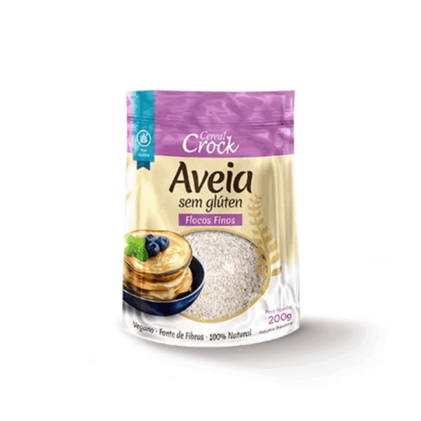 Aveia flocos finos Leve Crock 200g
