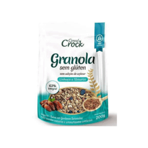 Granola linhaça e tâmaras Leve Crock 200g