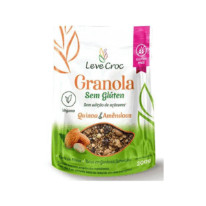 Granola quinoa e amêndoas Leve Crock 200g
