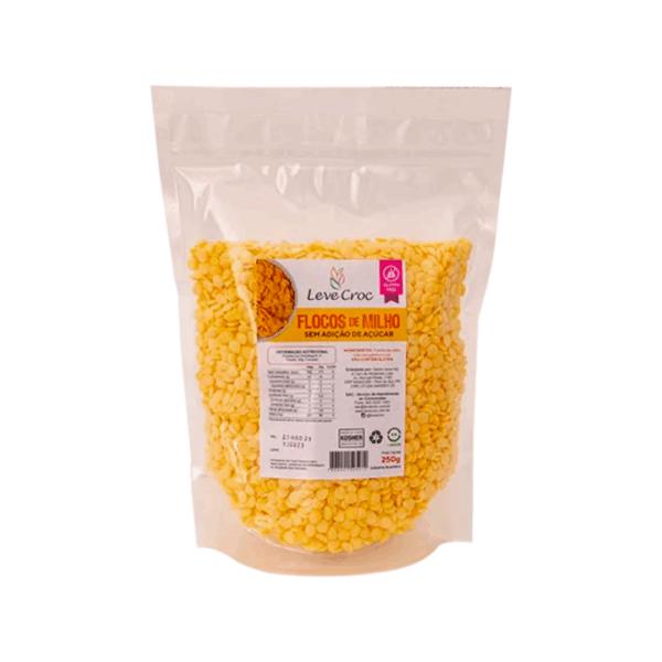 Flocos de milho natural Leve Crock 250g