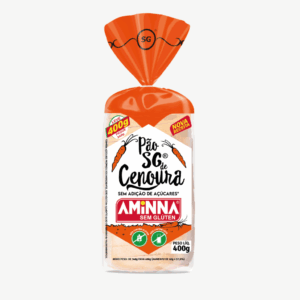 Pão de forma com cenoura Aminna 400g