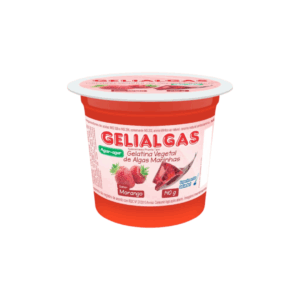 Gelatina vegana sabor morango Gelialgas 140g
