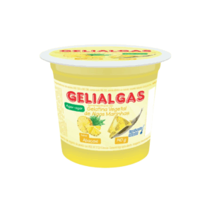 Gelatina vegana sabor abacaxi Gelialgas 140g