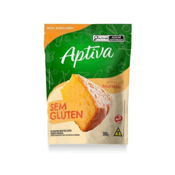 Mistura para bolo de baunilha Aptiva 300g