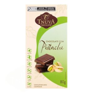 Chocolate com pistache Tnuva 80g