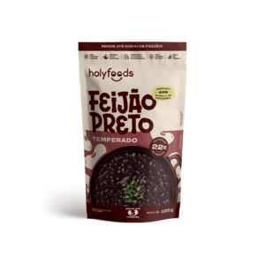 Feijão preto temperado Holy Foods 120g