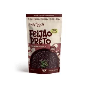 Feijão preto temperado Holy Foods 120g
