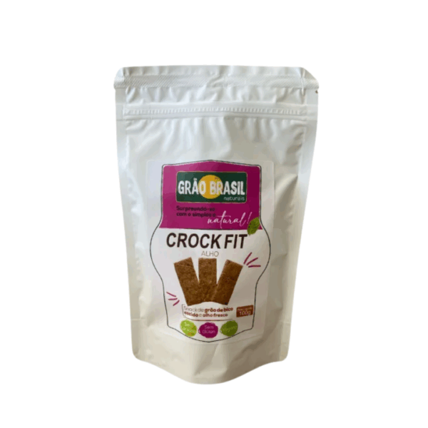 Snack de grão de bico sabor alho Grão Brasil 100g