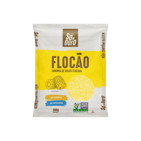 Flocão de milho Só o Ouro 500g