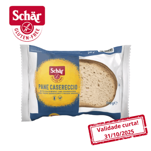 Pão tipo caseiro pane casereccio Dr. Schar 240g - Imagem 2