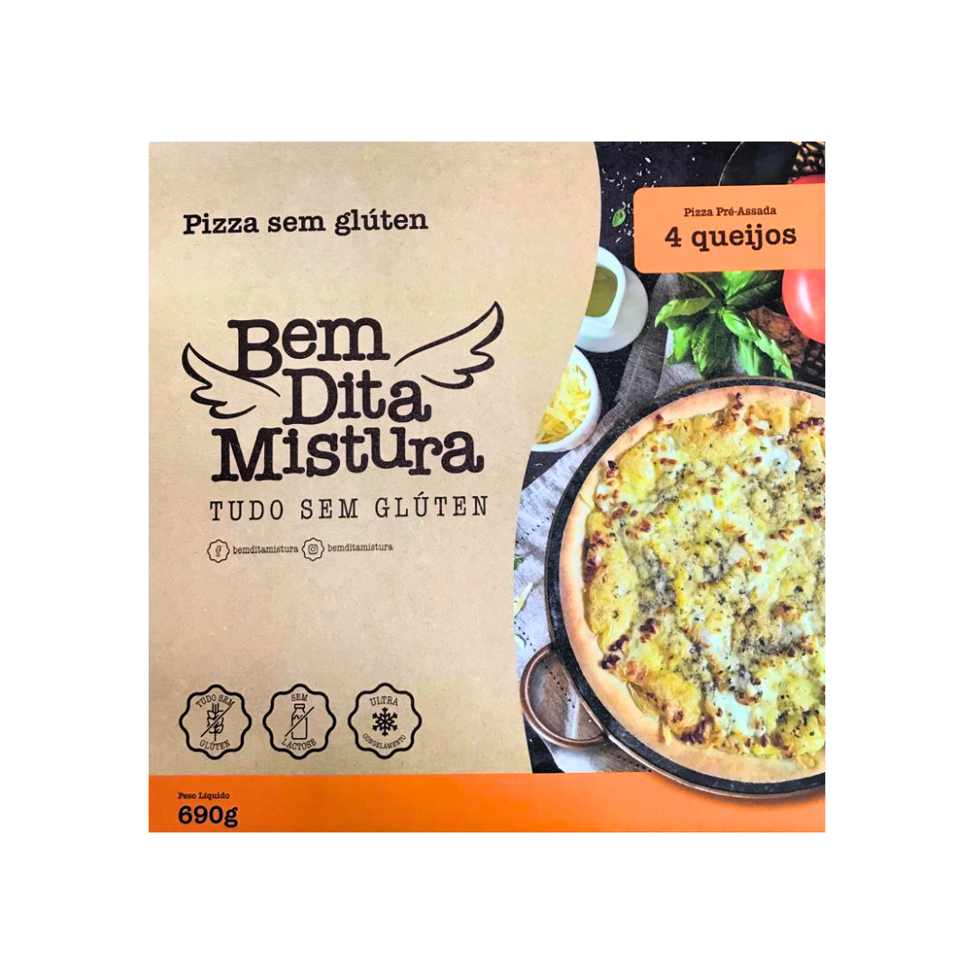 Pizza de 4 queijos Bem Dita Mistura 750g