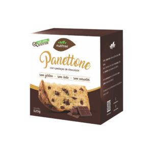Panetone com gotas de chocolate Nutfree 120g