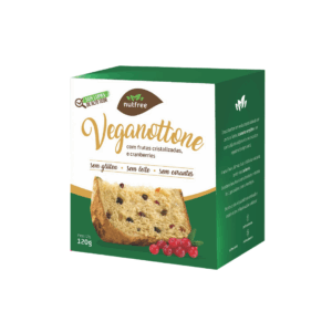 Panetone com frutas cristalizadas e cranberry Nutfree 120g