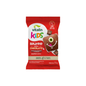 Bolinho sabor chocolate Vitalin kids 30g