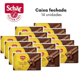Twin bar Schar 64,5g - Caixa com 14 unidades