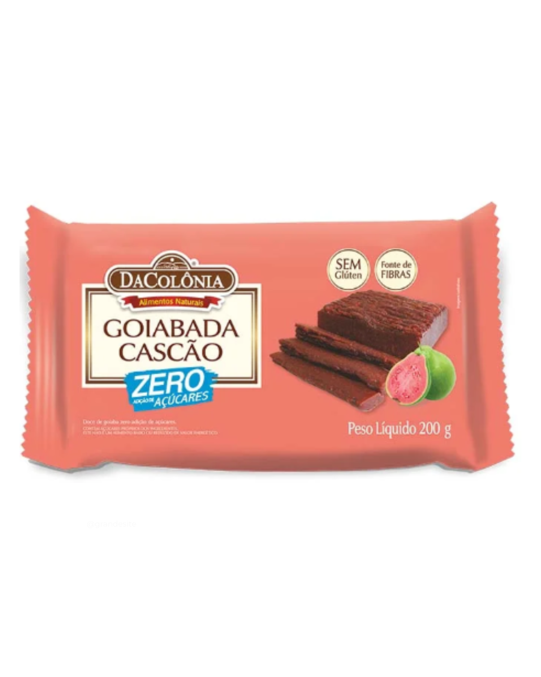 Goiabada cascão zero açúcar Da Colônia 200g